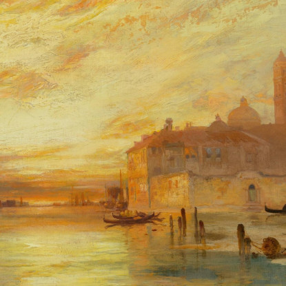 Venezia 5 Thomas Moran tmr91 quadro stampato su tela