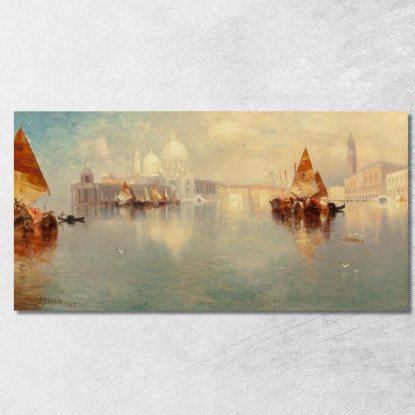 Venezia 6 Thomas Moran tmr92 quadro stampato su tela