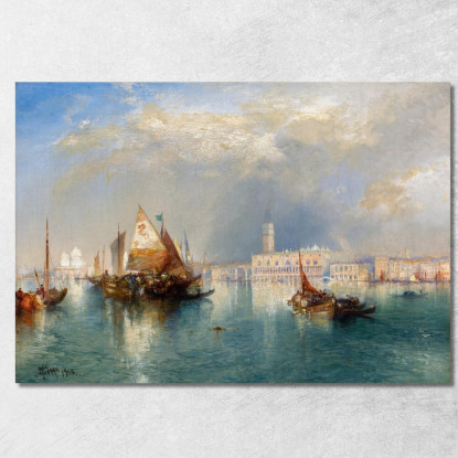 Venezia Thomas Moran tmr95 quadro stampato su tela