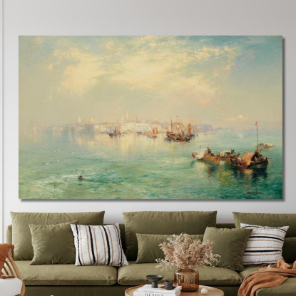 Porto Di Vera Cruz Messico Thomas Moran tmr97 quadro stampato su tela