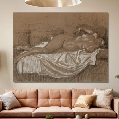 Il Riposo Del Modello Théophile Alexandre Steinlen tas32 quadro stampato su tela