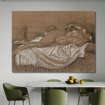 Il Riposo Del Modello Théophile Alexandre Steinlen tas32 quadro stampato su tela