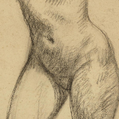 In Piedi Nudo Con Le Braccia Tese Théophile Alexandre Steinlen tas41 quadro stampato su tela