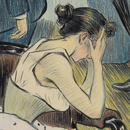 La Sua Canzone Di Famiglia Théophile Alexandre Steinlen tas43 quadro stampato su tela