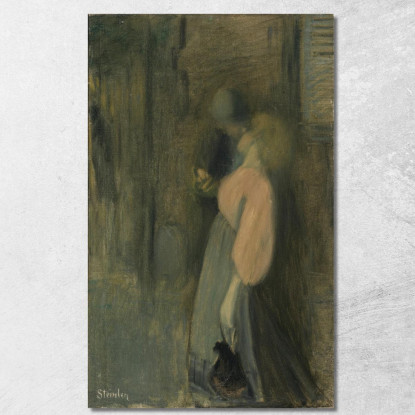 Il Bacio Théophile Alexandre Steinlen tas52 quadro stampato su tela