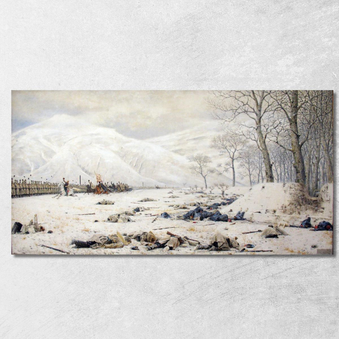 Campo Di Battaglia Di Shipka Vasily Vereshchagin vvr9 quadro stampato su tela