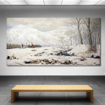 Campo Di Battaglia Di Shipka Vasily Vereshchagin vvr9 quadro stampato su tela