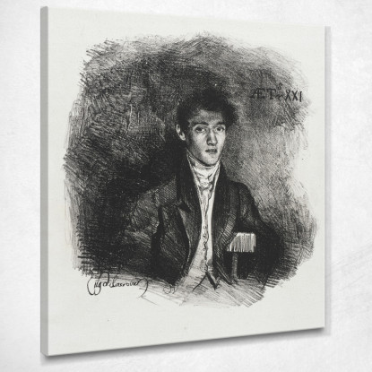 Barone Schwiter Eugène Delacroix edx65 quadro stampato su tela