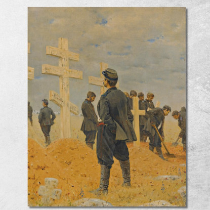 Gli Eroi Caduti Vasily Vereshchagin vvr59 quadro stampato su tela
