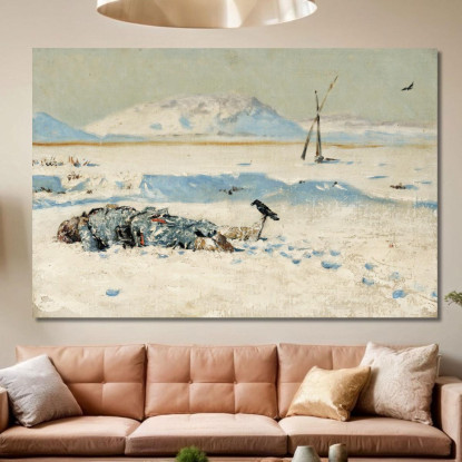 Il Soldato Caduto Vasily Vereshchagin vvr60 quadro stampato su tela