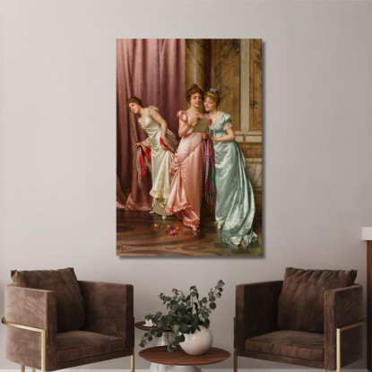 Una Lettera Illecita Vittorio Reggianini vrg9 quadro stampato su tela