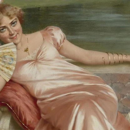 Il Flirt Vittorio Reggianini vrg18 quadro stampato su tela