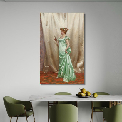 La Lettera D'Amore Vittorio Reggianini vrg19 quadro stampato su tela