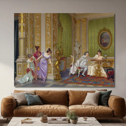 Il Pubblico Invisibile Vittorio Reggianini vrg28 quadro stampato su tela