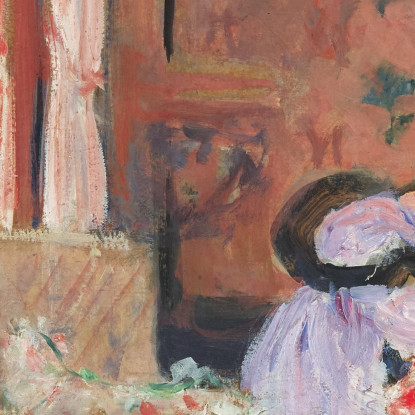 Al Gioco Da Tavolo Édouard Vuillard evu6 quadro stampato su tela