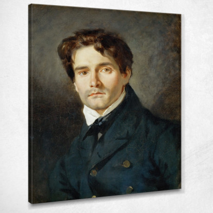 Leon Riesener Eugène Delacroix edx74 quadro stampato su tela