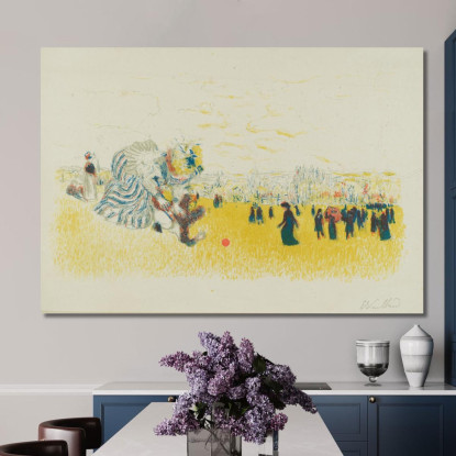Giochi Per Bambini Édouard Vuillard evu19 quadro stampato su tela