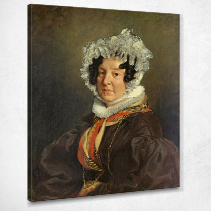 Madame Henri François Riesener Félicité Longrois Eugène Delacroix edx75 quadro stampato su tela