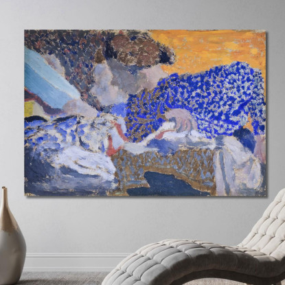 Due Sarte Nel Laboratorio Édouard Vuillard evu22 quadro stampato su tela