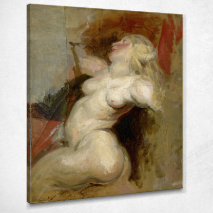Emergenza Eugène Delacroix edx84 quadro stampato su tela