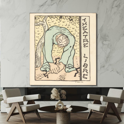 Mr Bute L'Amante Di Sua Moglie La Bellissima Operazione Édouard Vuillard evu123 quadro stampato su tela