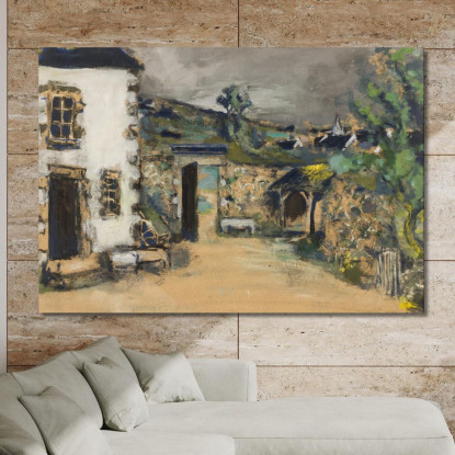 La Casa Colonica Édouard Vuillard evu160 quadro stampato su tela
