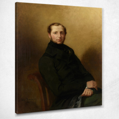 Ritratto Del Conte Charles De Mornay Eugène Delacroix edx95 quadro stampato su tela
