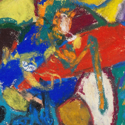 Composizione Della Figura Adolf Hölzel ahl20 quadro stampato su tela