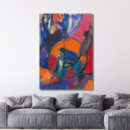 Composizione 3 Adolf Hölzel ahl28 quadro stampato su tela