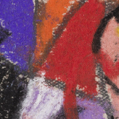 Senza Titolo Adolf Hölzel ahl48 quadro stampato su tela