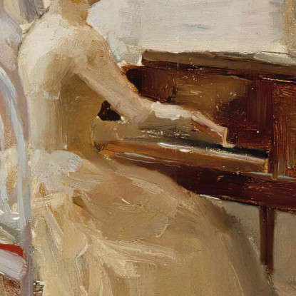 Nel Salotto Dello Studio Haikko Albert Edelfelt aed40 quadro stampato su tela