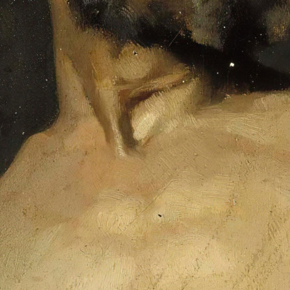 Studio Del Modello Maschile 2 Albert Edelfelt aed58 quadro stampato su tela