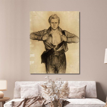 Il Soldato Ferito Dal Poema Döbeln A Jutas Albert Edelfelt aed139 quadro stampato su tela