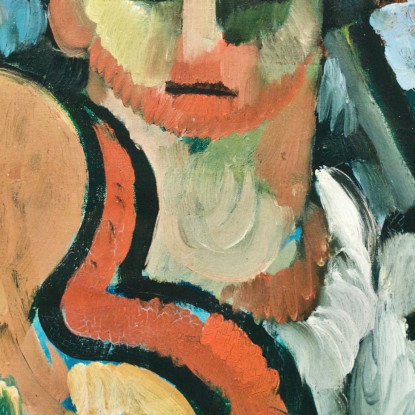 Cavaquinho Amadeo de Souza-Cardoso asc4 quadro stampato su tela