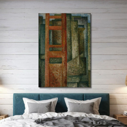 Attraverso L'Intersezione Di Windows Unfolding Amadeo de Souza-Cardoso asc15 quadro stampato su tela