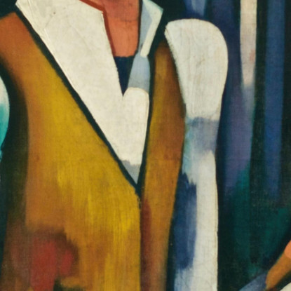 Maschera D'Acciaio Amadeo de Souza-Cardoso asc21 quadro stampato su tela