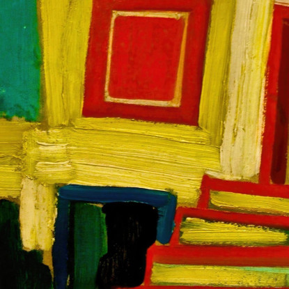 Il Paesaggio Della Piccola Casa Luminosa Amadeo de Souza-Cardoso asc25 quadro stampato su tela