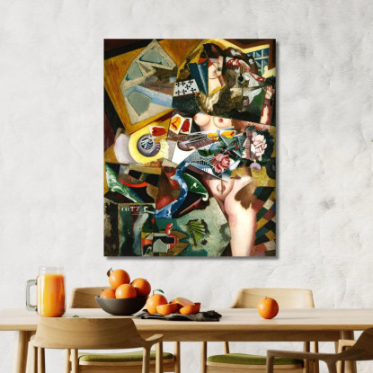 Senza Titolo Coty Amadeo de Souza-Cardoso asc30 quadro stampato su tela