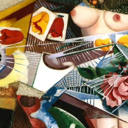 Senza Titolo Coty Amadeo de Souza-Cardoso asc30 quadro stampato su tela