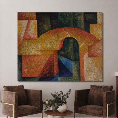 Ponte Senza Titolo Amadeo de Souza-Cardoso asc31 quadro stampato su tela