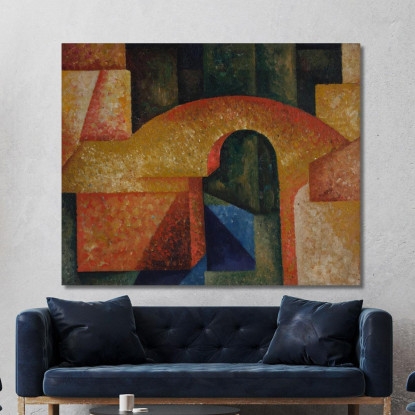 Ponte Senza Titolo Amadeo de Souza-Cardoso asc31 quadro stampato su tela