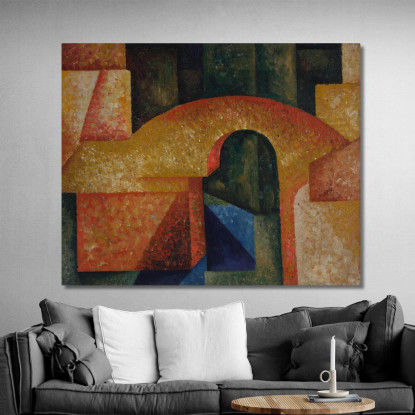 Ponte Senza Titolo Amadeo de Souza-Cardoso asc31 quadro stampato su tela