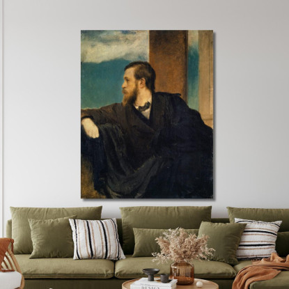 Autoritratto Arnold Böcklin abk59 quadro stampato su tela