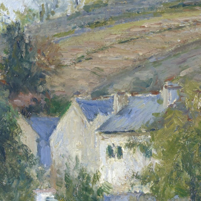Un Angolo Dell'Ermitage Pontoise 1878 Camille Pissarro cps2 quadro stampato su tela
