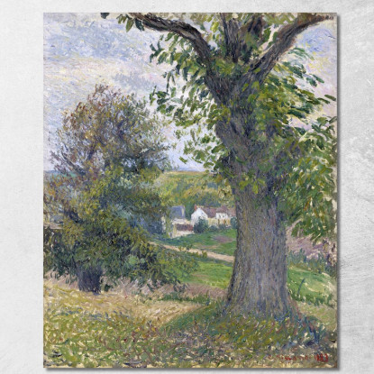 Castagni A Osny 1883 Camille Pissarro cps19 quadro stampato su tela