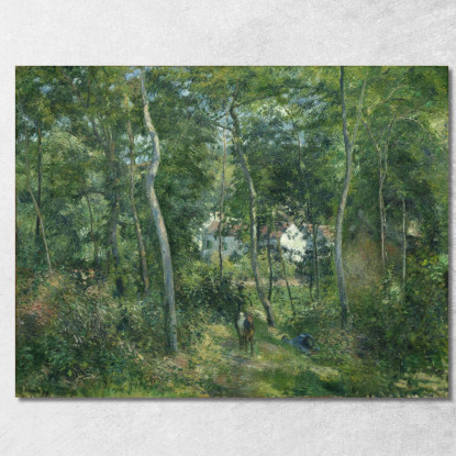 Margine Del Bosco Vicino All'Ermitage Pontoise Camille Pissarro cps24 quadro stampato su tela