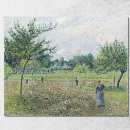 Fienagione A Éragny 1892 Camille Pissarro cps32 quadro stampato su tela