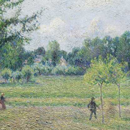Fienagione A Éragny 1892 Camille Pissarro cps32 quadro stampato su tela