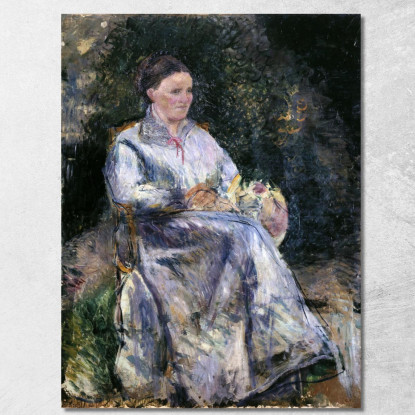 Julie Pissarro Nel Giardino Intorno Al 1874 Camille Pissarro cps35 quadro stampato su tela
