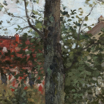 Paesaggio A Louveciennes Autunno 1870 Camille Pissarro cps39 quadro stampato su tela